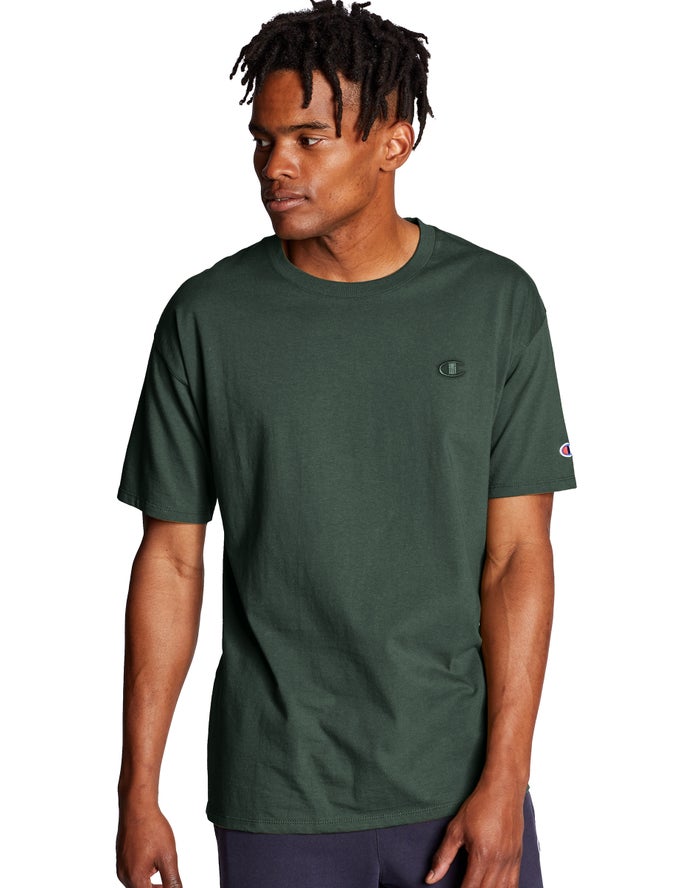 Camiseta Champion Hombre - Classic Jersey ( Verde Oscuro ) 5247619-IM